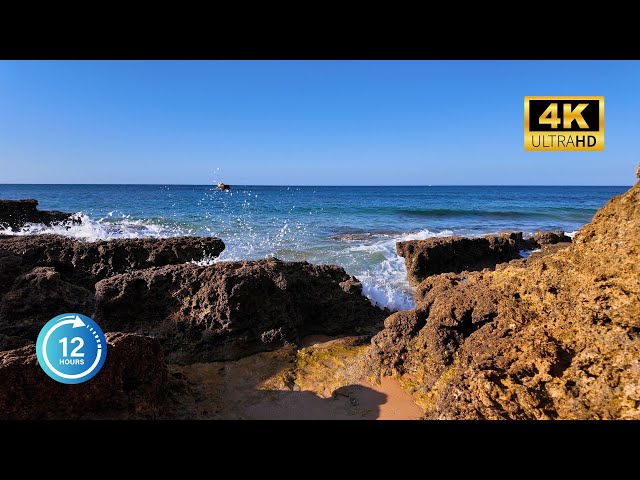 🌊 Calming Ocean Waves for Peaceful Sleep and Relaxation, 4K Video