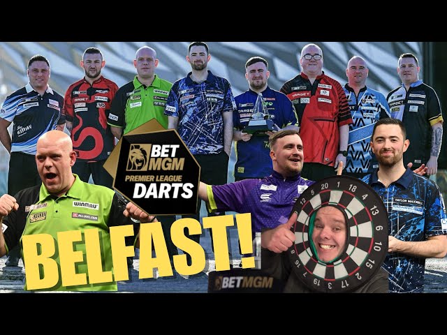 PDC Premier League Darts 2025 LIVE in Belfast.