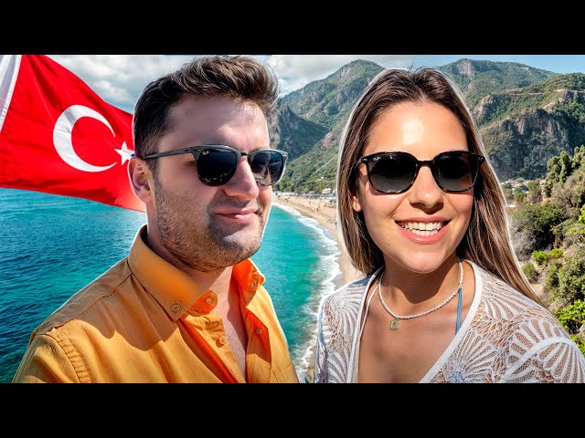 FETHİYE'S ABANDONED HIDDEN BEACHES!! MYSTERIOUS DEAD SEA TOUR MUGLA 🇹🇷 ~ 379