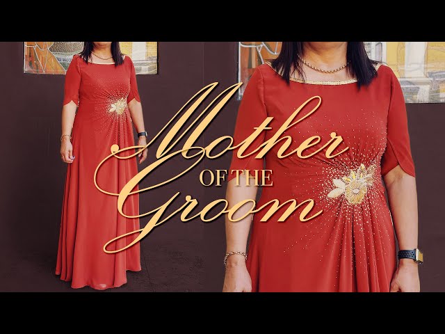 Making a Special Dress for a Mother of the Groom - A Sewing ASMR