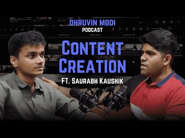 Building Your Brand through Content | Saurabh Kaushik's Insights | Dhruvin Modi Podcast