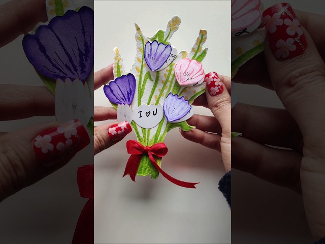 CREATE Beautiful Bouquet with MINI Paper Flowers for this Valentine!