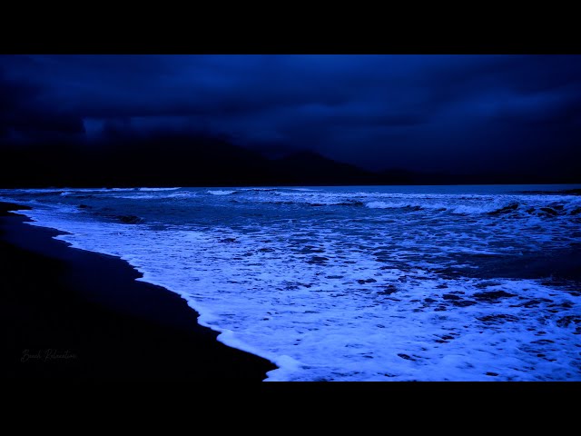 Relaxing Ocean Wave Sounds at Night to Sleep Fast & Beat Insomnia ★︎ INSOMNIA SOLUTION