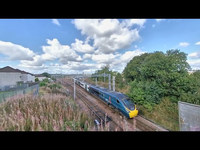 Pendolino at Carstairs on 2022/09/24 at 1344 in VR180