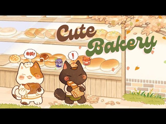 Cozy Up With A Cute Bakery 🧁🥐 1 Hour Lofi Cute Mix Purring Sounds 🐱✨ (study/aesthetic/chill/sleep)