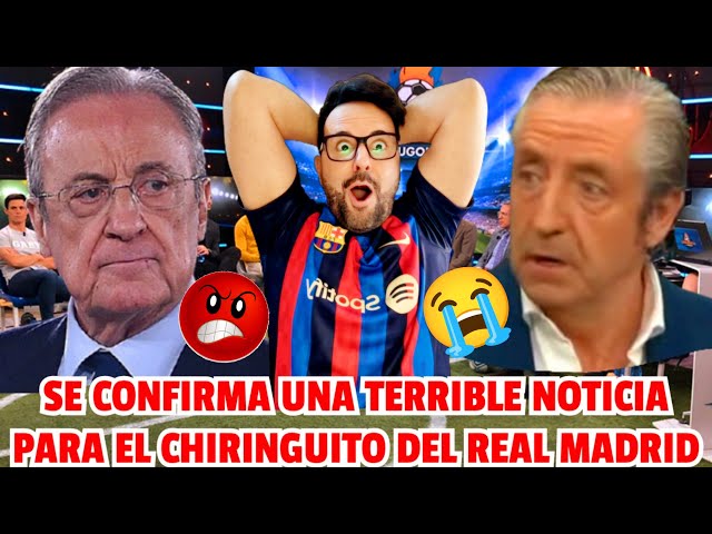 😰😭 BOMBAZO DE ÚLTIMA HORA!! ¡SE ACABA DE CONFIRMAR LA PEOR NOTICIA PARA CHIRINGUITO DEL REAL MADRID!