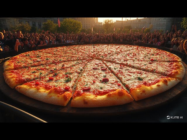 When America Made a Pizza Bigger Than a Swimming Pool!