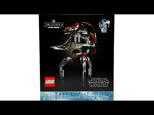 LEGO Star Wars Droideka (75381) Review!