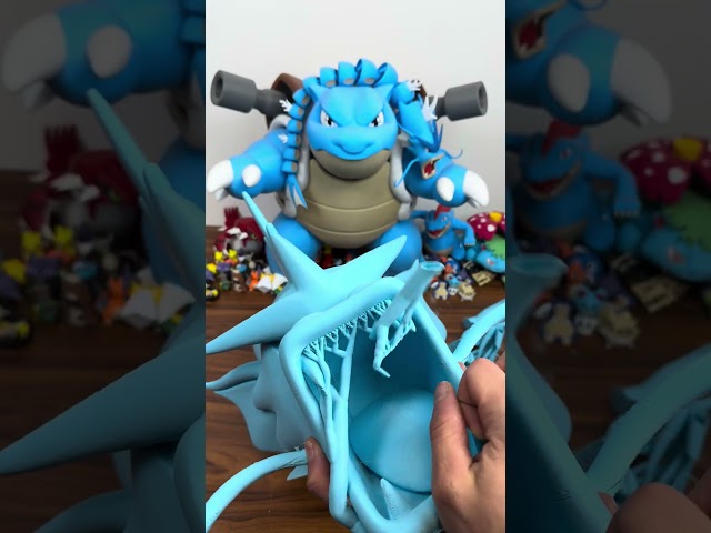 3d printed giant gyarados!!!!!    Subscribe to see it assembled. #pokemon