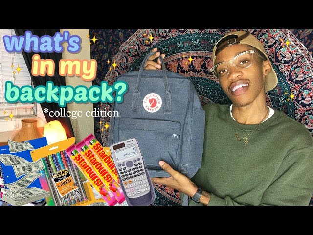 what's in my backpack + back to school haul | ft. vicnunu