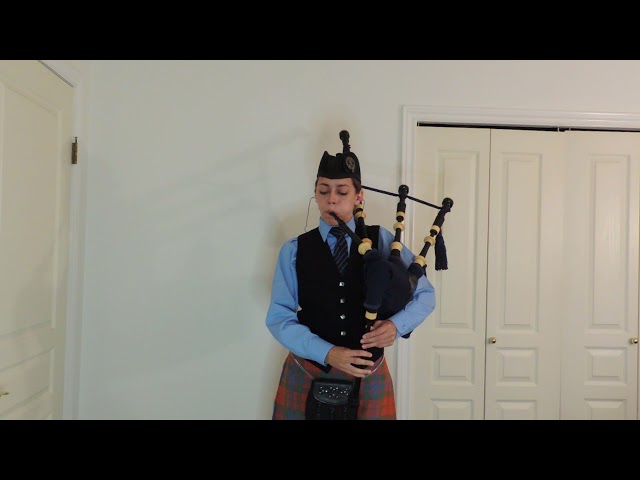 World Online Piping and Drumming Championships Spring 2021 - Hannah Focken - Grade 3 MSR