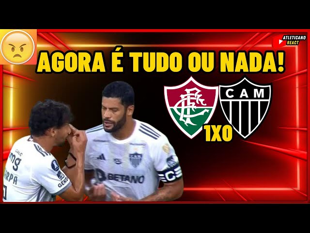 SABOR AMARGO! FLUMINENSE 1X0 ATLÉTICO MG, GALO VAI EM BUSCA DA VIRADA