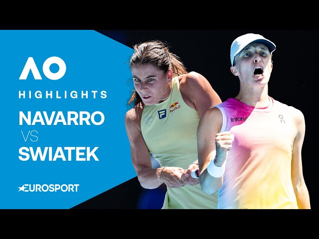 Emma Navarro vs Iga Swiatek | Quarter Final | Australian Open 2025 Extended Highlights 🇦🇺