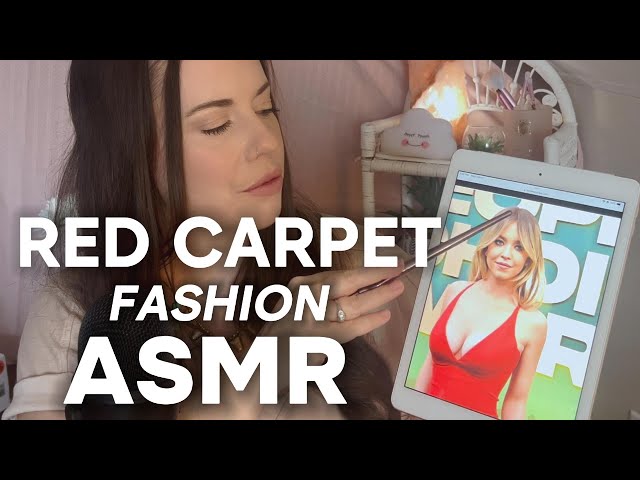 ASMR Red Carpet Fashion: BAFTAs and Peoples Choice. Tapping, whispering, pointing, and tracing.