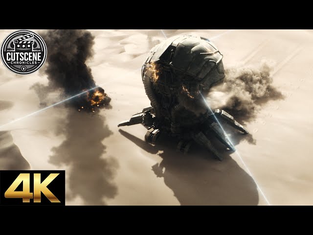 [4K UHD] Destroying Spice Harvester CUTSCENE | DUNE Part Two (2024)