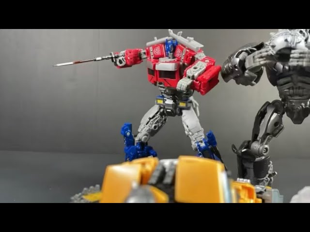 Transformers Rise of the Beasts Someone give me a real fight Stop motion #transformersstopmotion