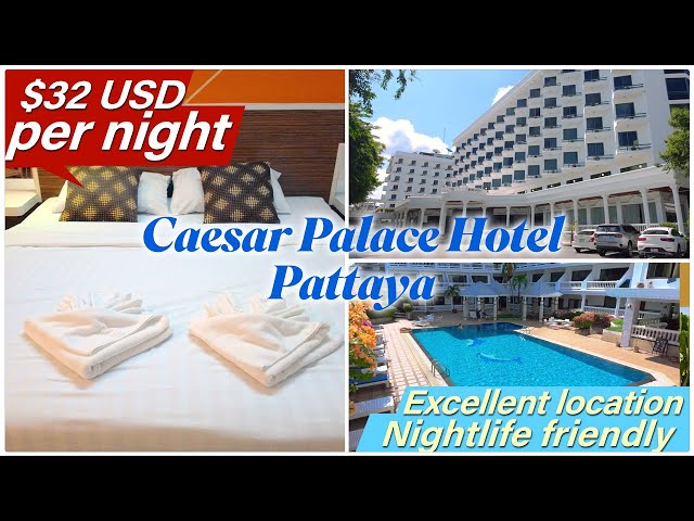 Convenient access to Pattaya Beach and Soi Buakhao. Caesar Palace Hotel in Pattaya.