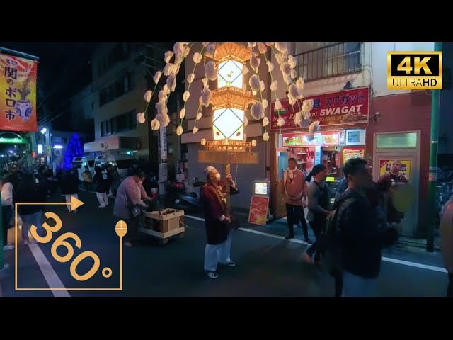 「ASMR」 360° 5.7K video of the Seki rag market held every December in Musashiseki, Nerima-ku, Tokyo