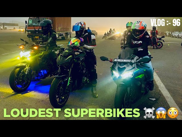 Sunday ride pe loudest super bike 😱 | Ride With Vinee   |