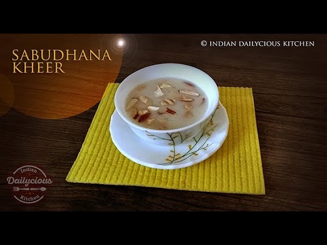 Sabudana Kheer | Sabbakki Payasa | Navratri Special | Sabudana Sago Kheer