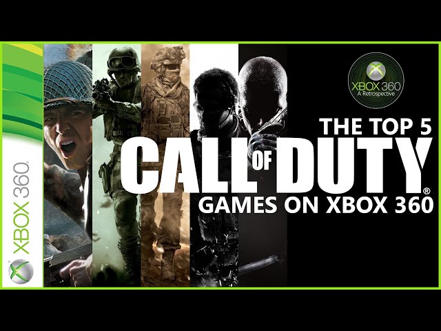 TOP 5 Call of Duty Games on Xbox 360 and PS3 | Xbox 360: A Retrospective Bonus List Episode