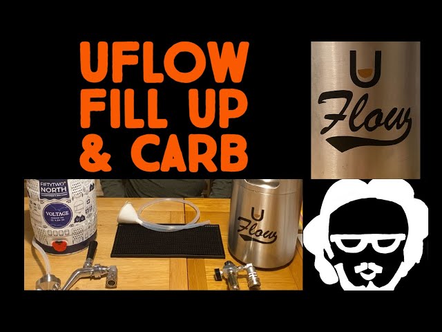 uflow 5L mini keg - fill up, purge and pour