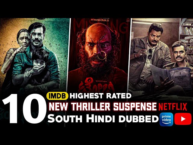 Top 10 New South Indian Suspense thriller movie hindi dubbed| South film movie hindi dubbed