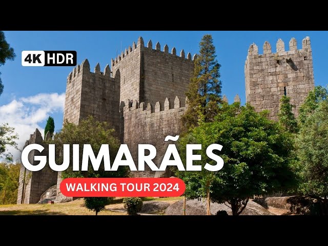 Guimarães 🇵🇹 Beautiful Medieval City In Portugal 🏰 Walking Tour 4K HDR