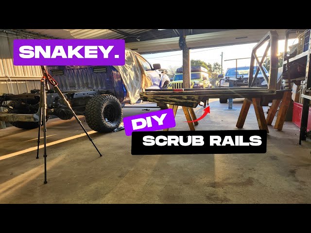 TRAY BUILD PT3 (DIY SCRUB RAILS)#4x4