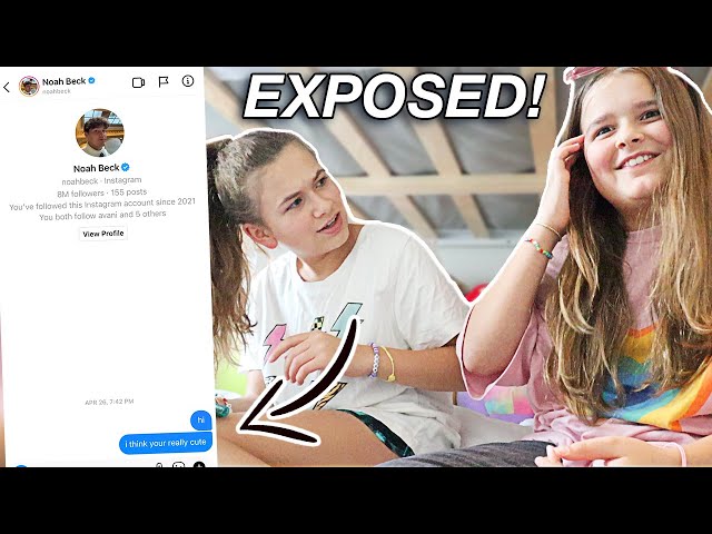 GOING THROUGH MY SISTER'S PHONE!! | CILLA AND MADDY