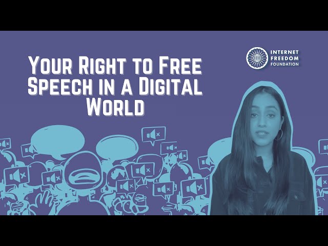 Your Right to Free Speech in a Digital World | Hiba Beg | Internet Freedom Foundation