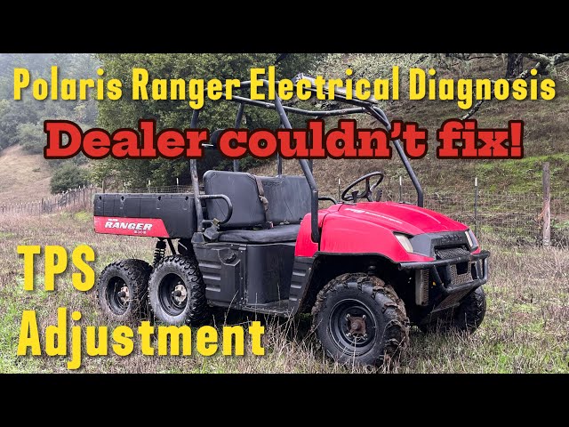 Polaris Ranger Electrical Diagnosis and TPS Adjustment Checking Engine Codes