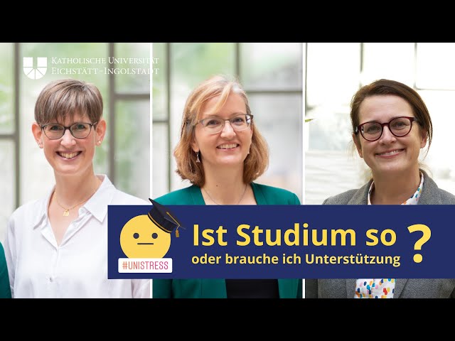 Ist Studium so oder brauche ich Unterstützung? Talk zur Beratung für Studierende der KU