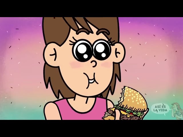 Mi terrible adiccion con la comida chatarra🍔| historias animadas