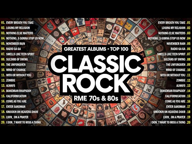 Classic Rock Songs 70s 80s 90s Full Album - Experience the ultimate playlist of rock legends.