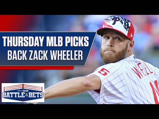 MLB Thursday Picks: Backing Zack Wheeler at Pirates | Battle of the Bets Ep. 89 | NBC Sports EDGE