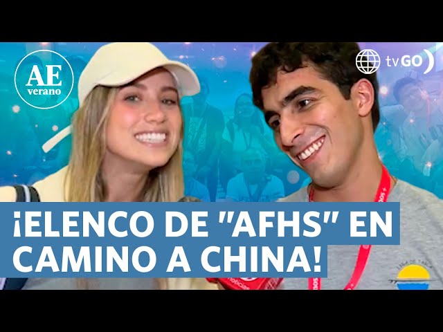 AFHS cast on their way to China | América Espectáculos de verano (TODAY)