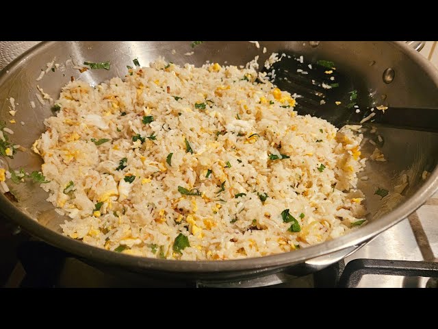 Gebakken rijst maken snelle nasi goreng recept|fried rice recipe|