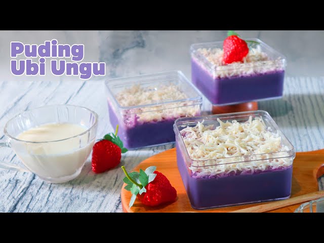 Puding Ubi Ungu MILK BATH Bukan Dessert box biasa