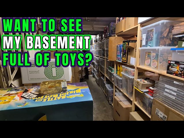 Treasure Hunt in Strong Visions Secret Storage! Uncovering Vintage & Retro Toys from the Basement"