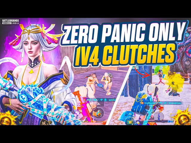 Zero Panic, Squad Wiped! The Perfect 1v4 Clutch 🔥​⁠​⁠