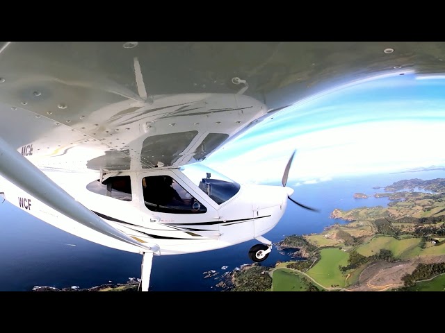 Up the coast with Craig Martin in the Tecnam 360 GoPro Max Footage