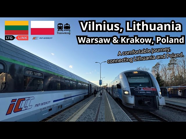 Vilnius, Lithuania to Warsaw & Krakow, Poland by Train: Full Trip Report. Baltics to Poland