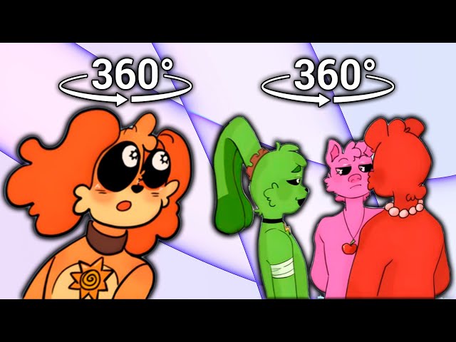 💦360°CatNap and DogDay A Friend's Worry | Poppy Playtime Chapter 3 | Comic Dub