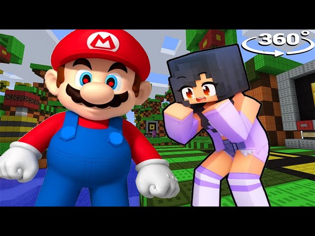 HOW APHMAU STOPPED EVIL MARIO in Minecraft 360°