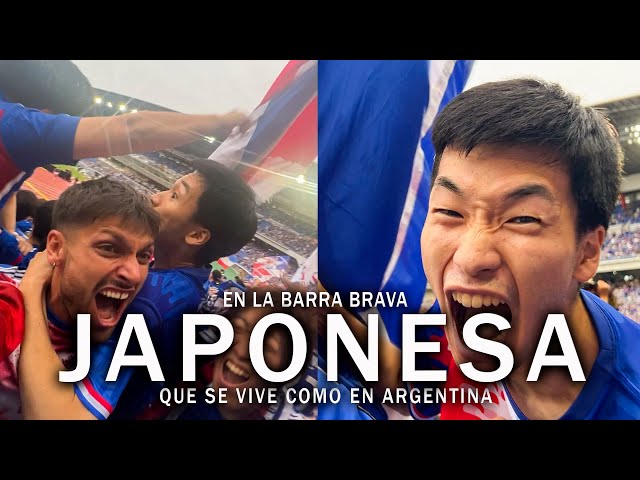 LOCURA en la BARRA BRAVA más ARGENTINA de JAPÓN ( Mismas canciones!)