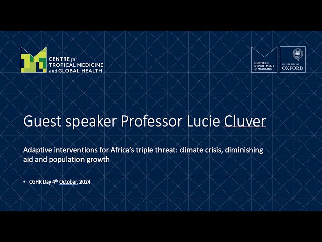 Lucie Cluver, Adaptive interventions for Africa’s triple threat