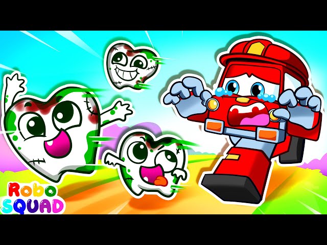 No! Where Are My Teeth?🦷 How to Brush Your Teeth with Elvin! | Nursery Rhymes | RoboSquad Kids Songs