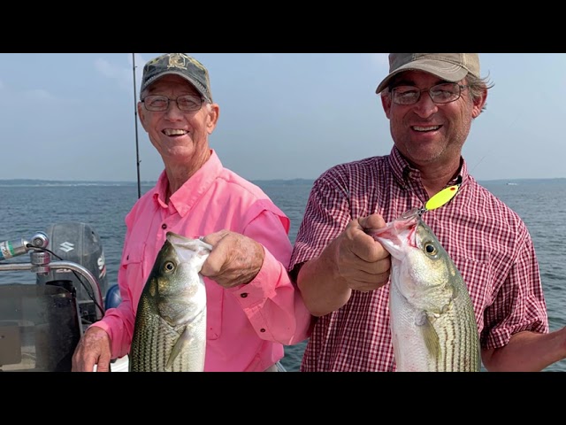 Rip Jigging Slab Spoons for Lake Texoma Stripers