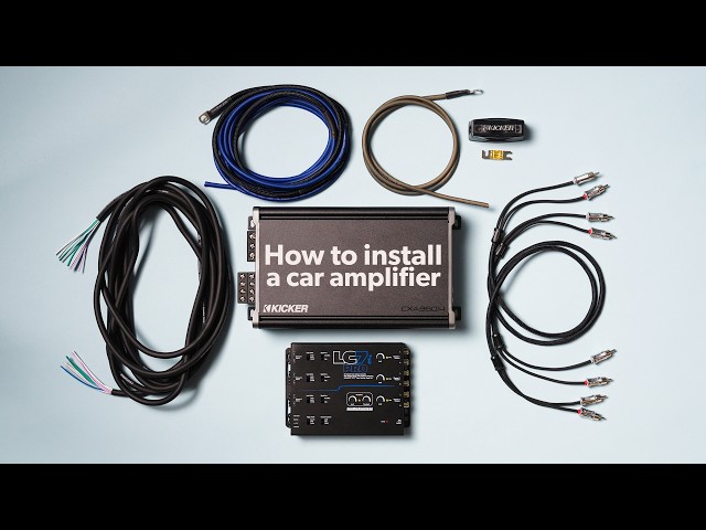 How to install a car amplifier with a factory stereo | Crutchfield